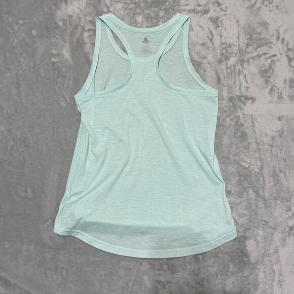 Tek Gear Shirt Women Medium M Green Athletic Rayon Spandex Stretch Fit Tank Top - Picture 3 of 7